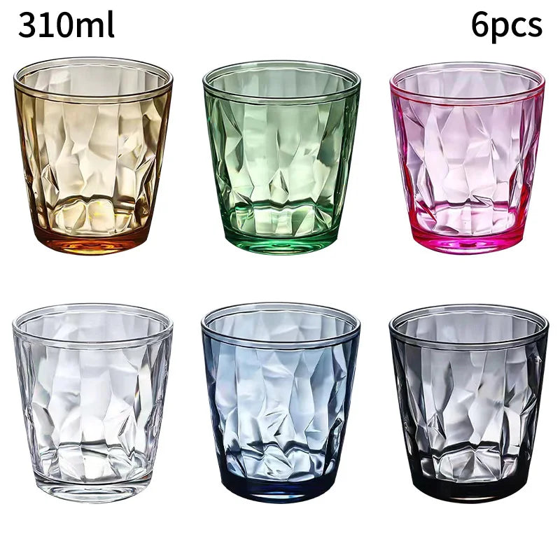 Verres acryliques incassables reutilisables pour vin biere fetes