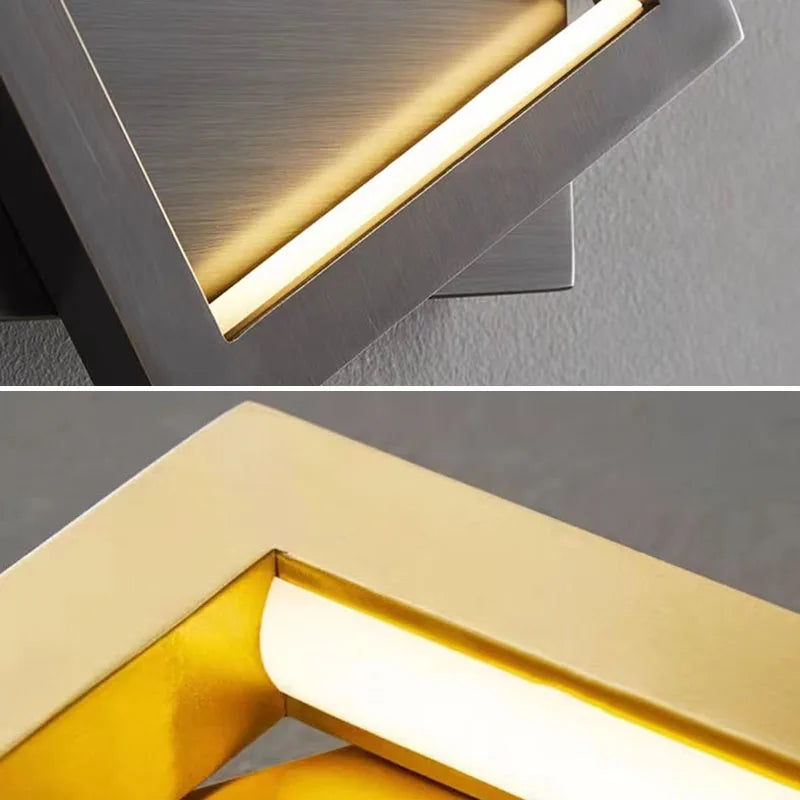 applique murale moderne en laiton modifiable pour décoration - vue 5 sur 8
