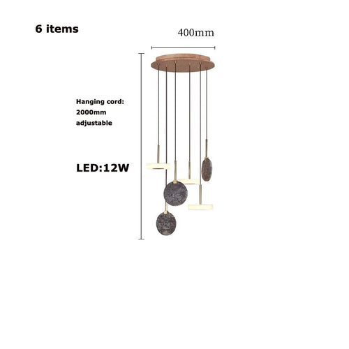 suspension marbre bois tendance 2024 luminaire moderne pour intérieur