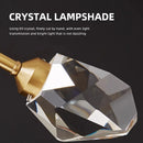 lustre en cuivre et cristal pour une ambiance élégante