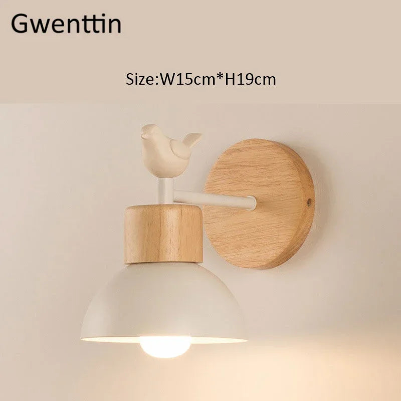 applique murale en bois design oiseau moderne pour décoration intérieure - vue 12 sur 12