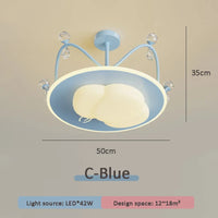 lampe créative en cristal pour chambre de princesse moderne