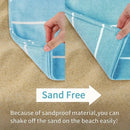 serviette de plage turque rayures pompons séchage rapide