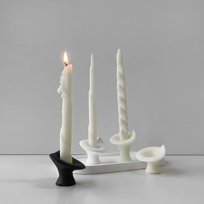 moule en silicone pour chandelier d'aromathérapie décoratif à faire soi-même - vue 3 sur 9