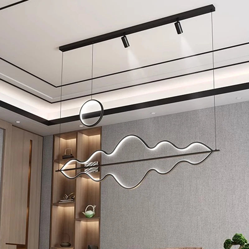 Lustre LED design moderne luminaire décoratif d'intérieur - vue 5 sur 8