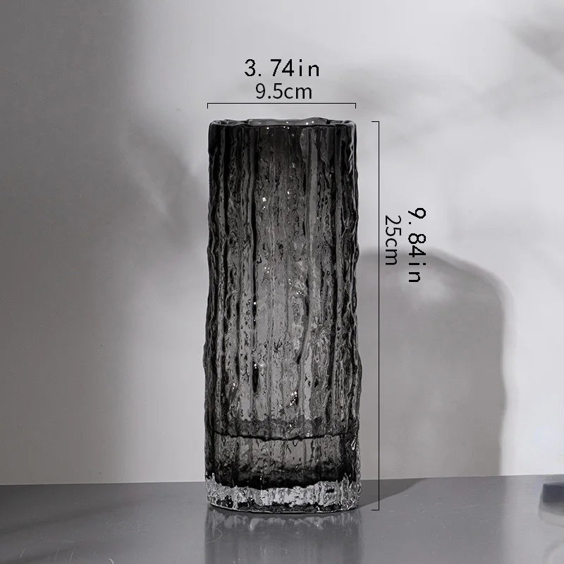 vase en verre transparent pour arrangement floral décoratif - vue 7 sur 7