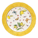 Assiette bol en céramique motif citron style européen
