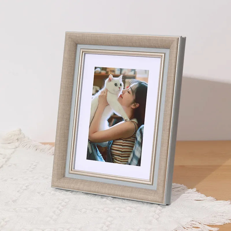 cadre photo en bois pour portraits de famille et souvenirs - vue 5 sur 10