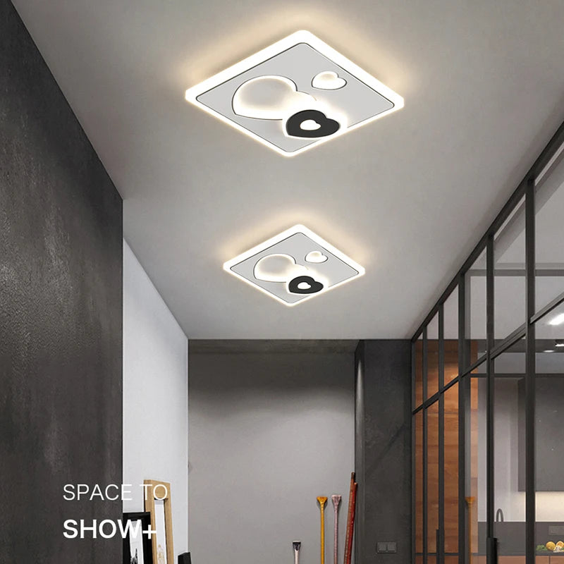 allée nordique led lumières de luxe personnalité créative - vue 5 sur 14