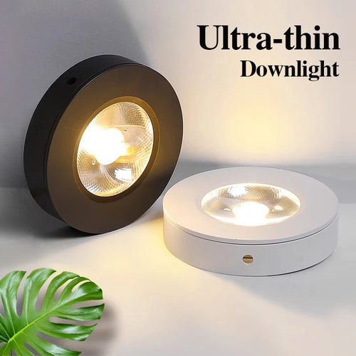 spot rond ultra fin led pour vitrine et intérieur