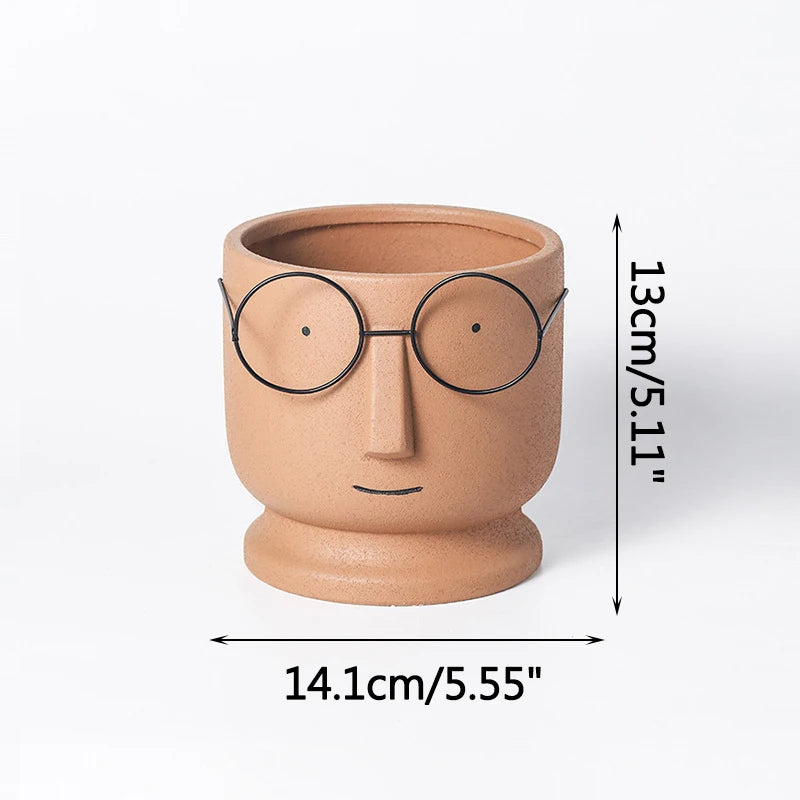 pot à fleurs en céramique mignon design nordique intérieur - vue 8 sur 22