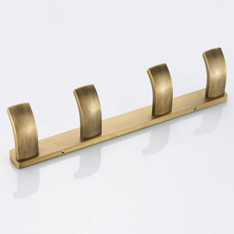 etagère en bronze avec crochets pour rangement polyvalent - vue 3 sur 7