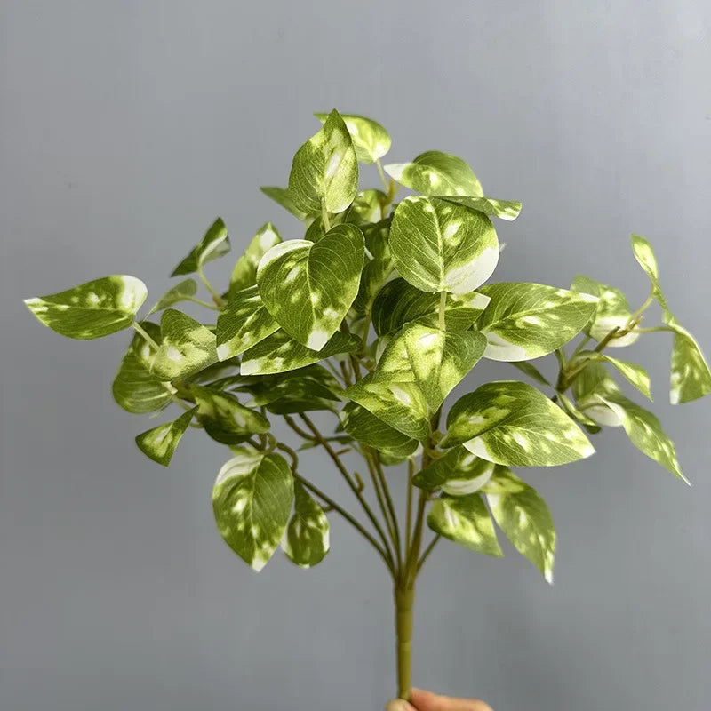 feuilles artificielles en plastique pour décoration florale intérieure - vue 9 sur 15