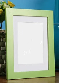 cadre photo en bois avec passe-partout pour montage mural - vue 18 sur 17