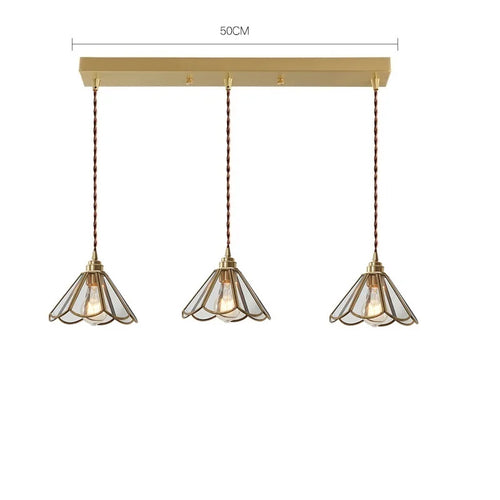 Suspension Nordique LED en Verre et corps doré - vue 16 sur 20