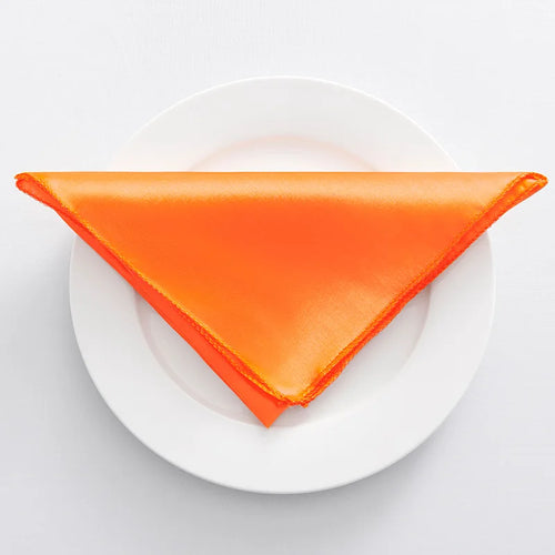 Serviette de table satin décorative style moderne