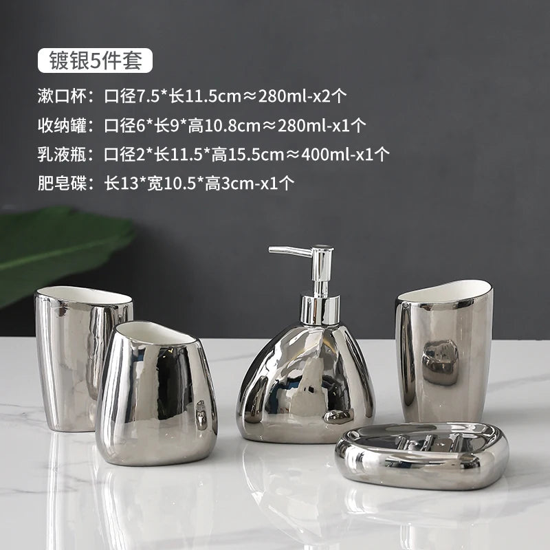 accessoires de salle de bain en céramique pour décoration intérieure - vue 18 sur 23