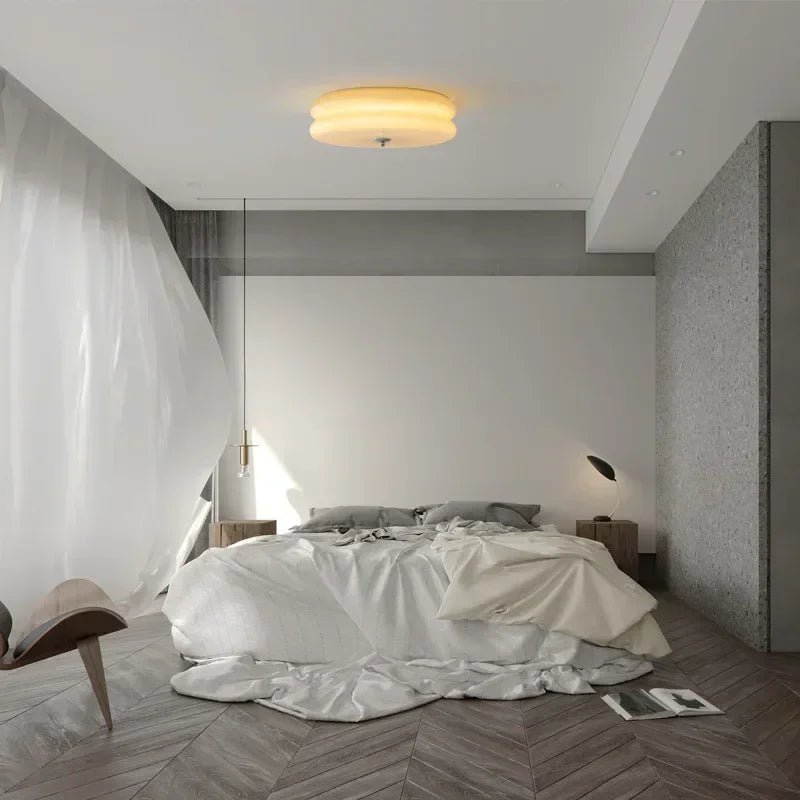 plafonnier en verre design pour un éclairage moderne élégant - vue 5 sur 10