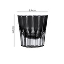 Verre whisky cocktail 200 ml rayures verticales design