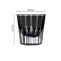 Verre whisky cocktail 200 ml rayures verticales design