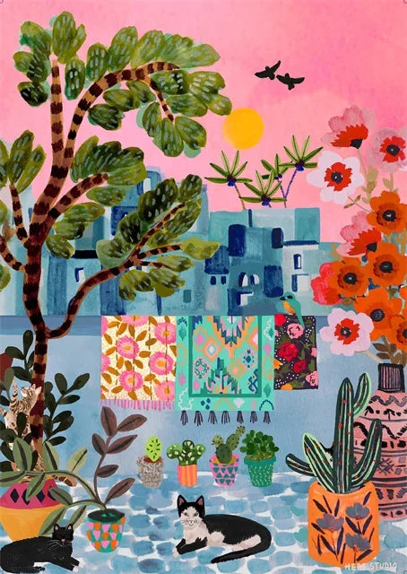 affiches colorées de peinture abstraite pour décoration murale