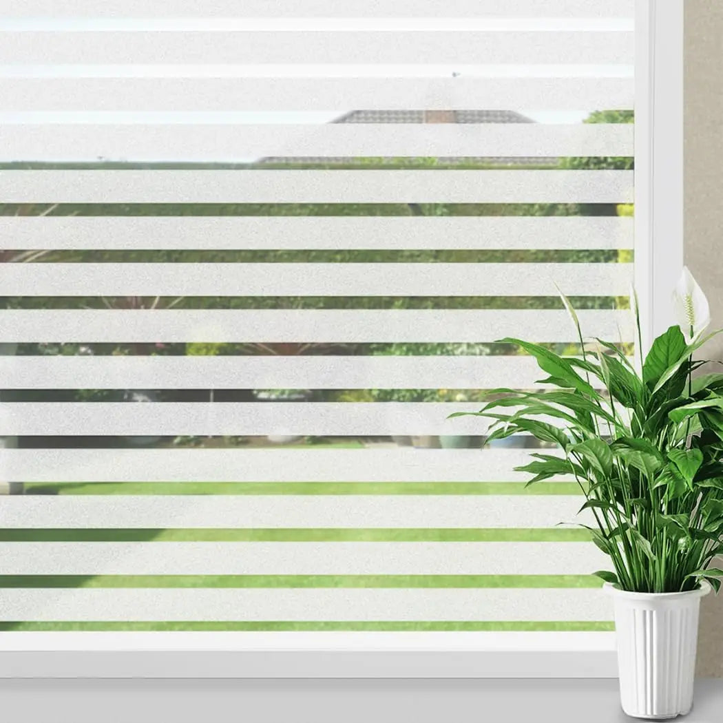 Film décoratif dépoli rayures protection uv pour vitres