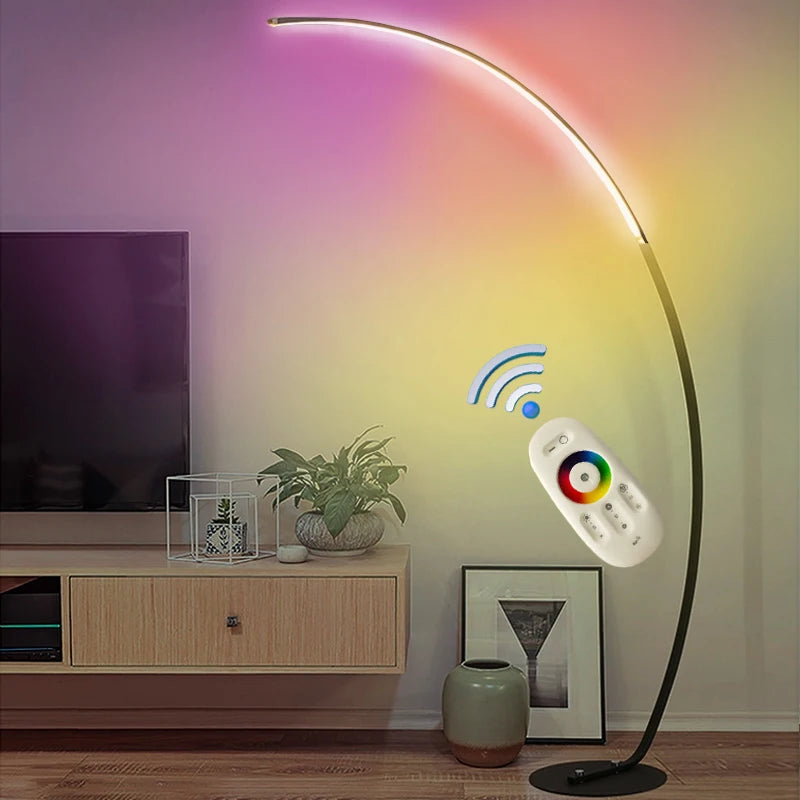 Lampadaires Nordique avec LED de couleurs