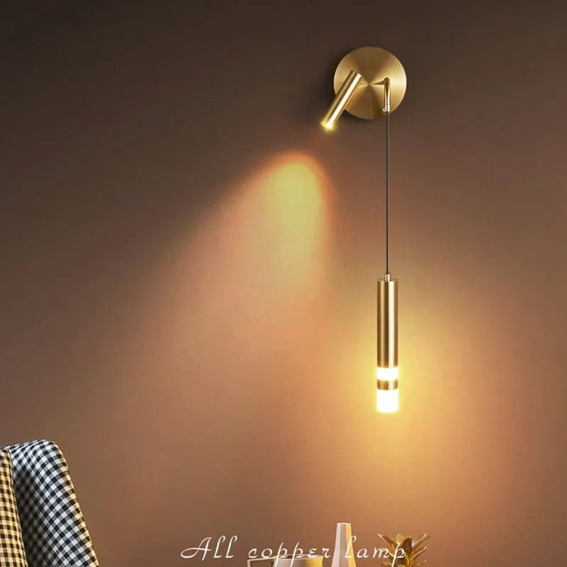 applique murale led double tête acrylique maison décor