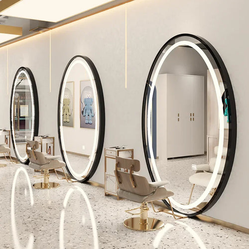 miroir lumineux moderne créatif en forme d'œuf - vue 2 sur 6