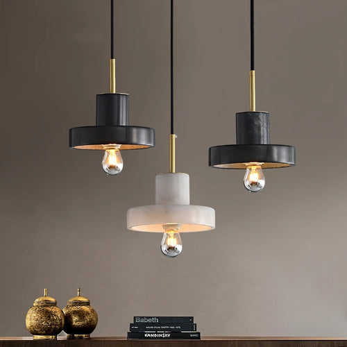 suspension en marbre pour décoration intérieure moderne et élégante