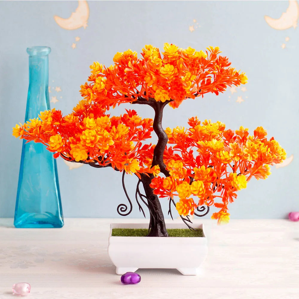 plantes artificielles décoratives bonsaï en pot pour jardin zen - vue 5 sur 25