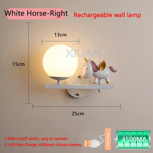 applique murale rechargeable en résine pour chambre d'enfant décorative - vue 23 sur 22