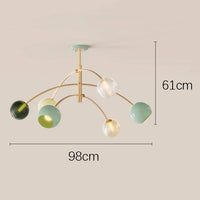 lustre led de luxe moderne pour éclairage intérieur