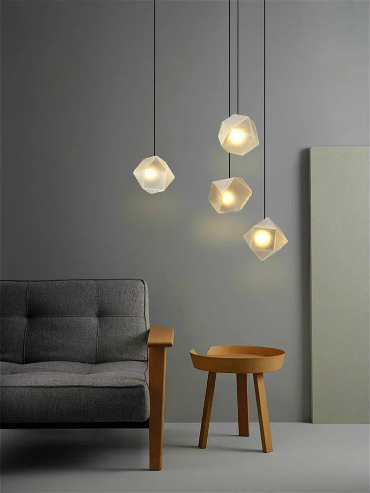 2024 Modern LED Chandelier Nordic Home Decoration  Club Front Desk Hanging Light Office Restaurant Ceiling Chandelier