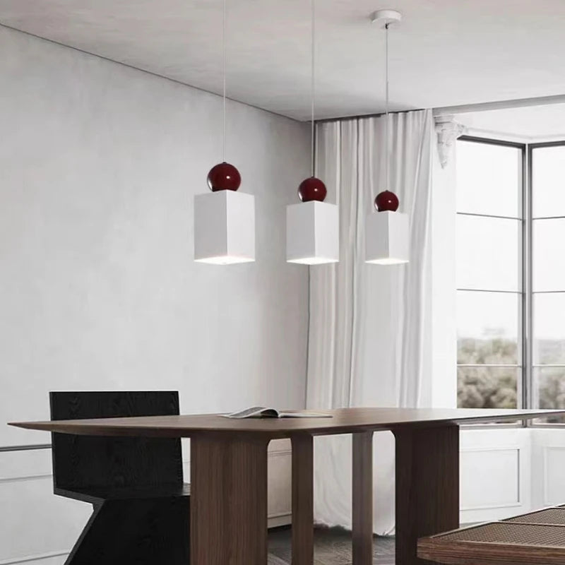 lustre moderne réglable cordon métallique pour intérieur design - vue 4 sur 24
