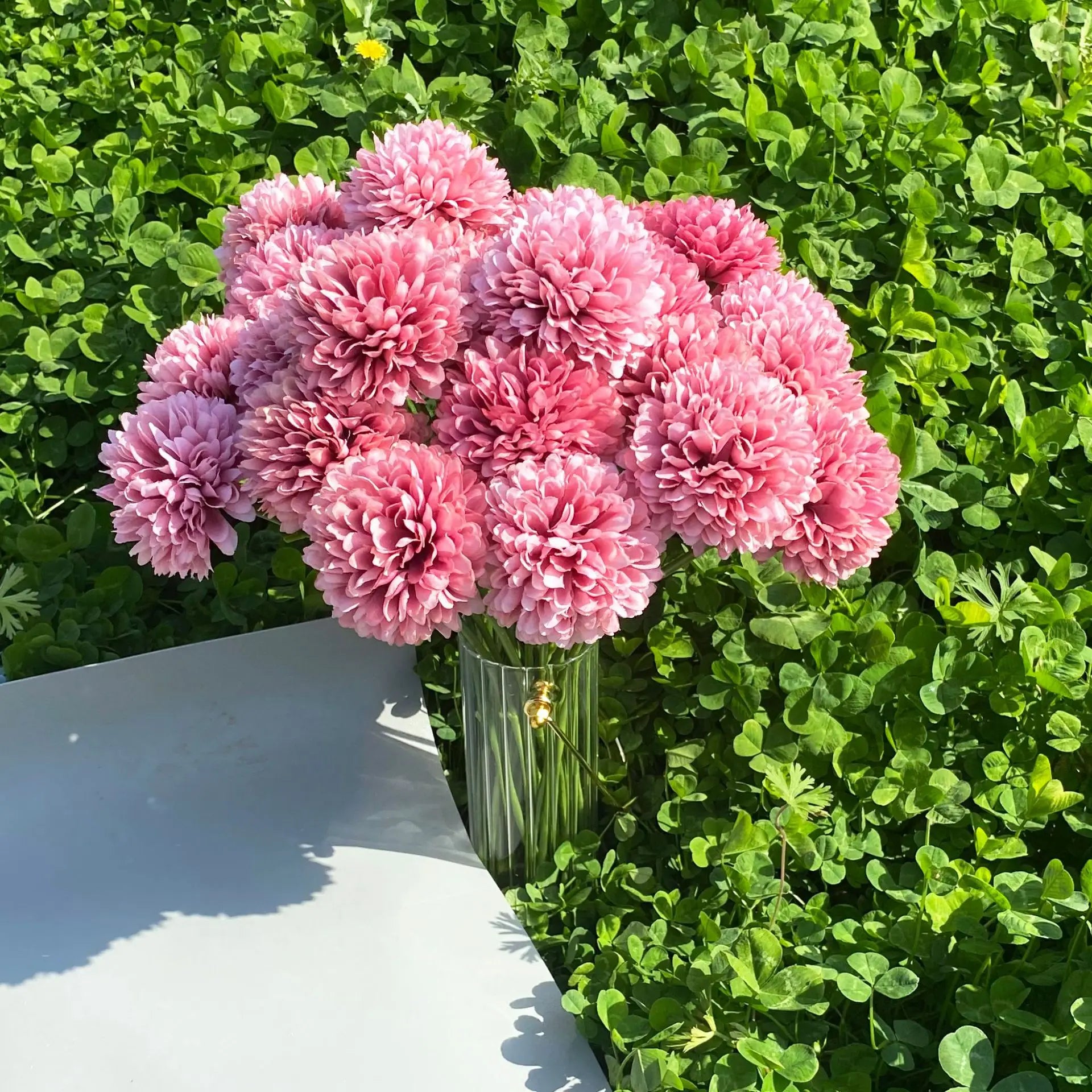 boule de chrysanthème artificielle pour décoration de mariage et fête - vue 2 sur 12