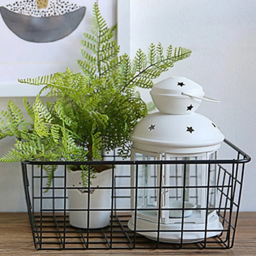 panier de rangement en métal pour organiser vos espaces