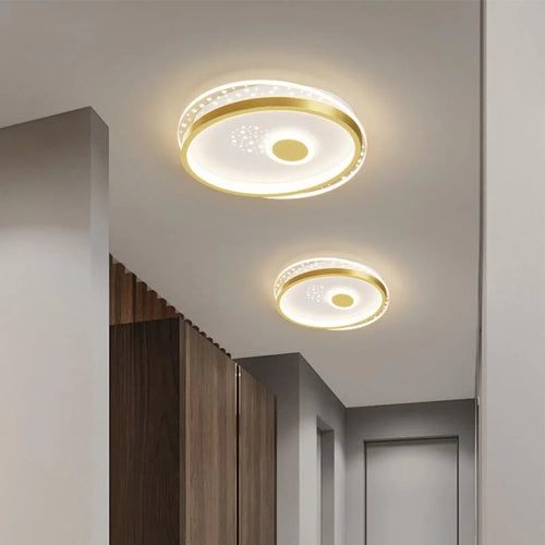 lustre moderne en led pour éclairage d'allée et couloir - vue 2 sur 12