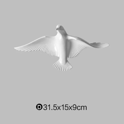 décoration murale créative mouette oiseau pour intérieur - vue 32 sur 36