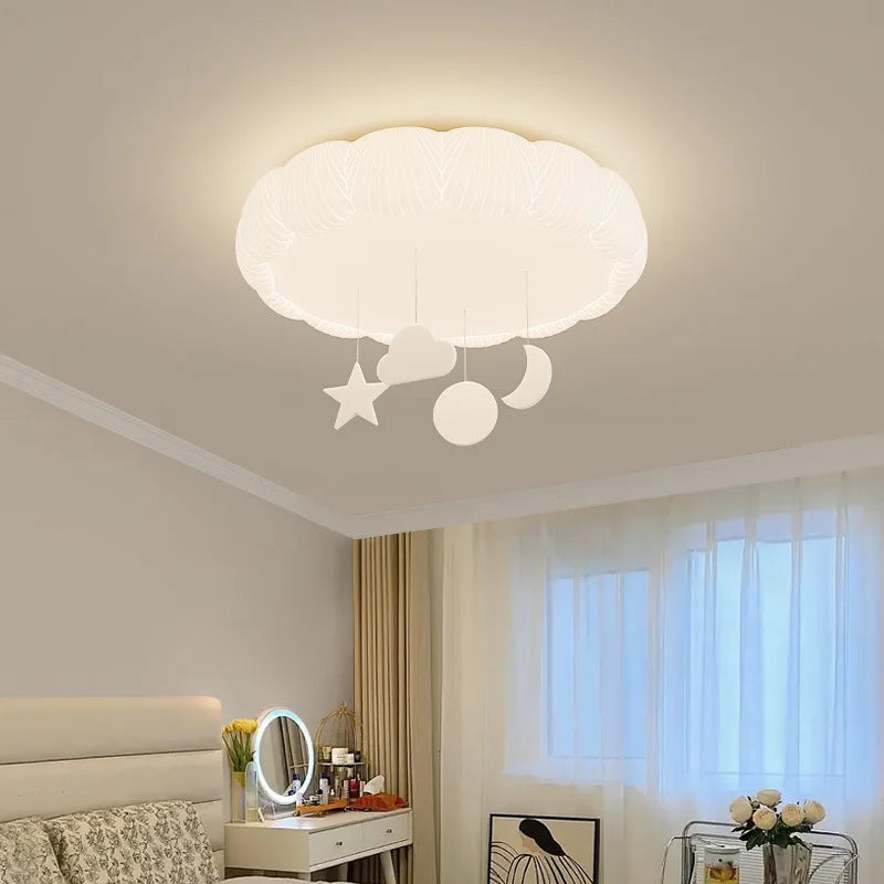 plafonnier led coquille romantique pour garçon ou fille - vue 4 sur 8