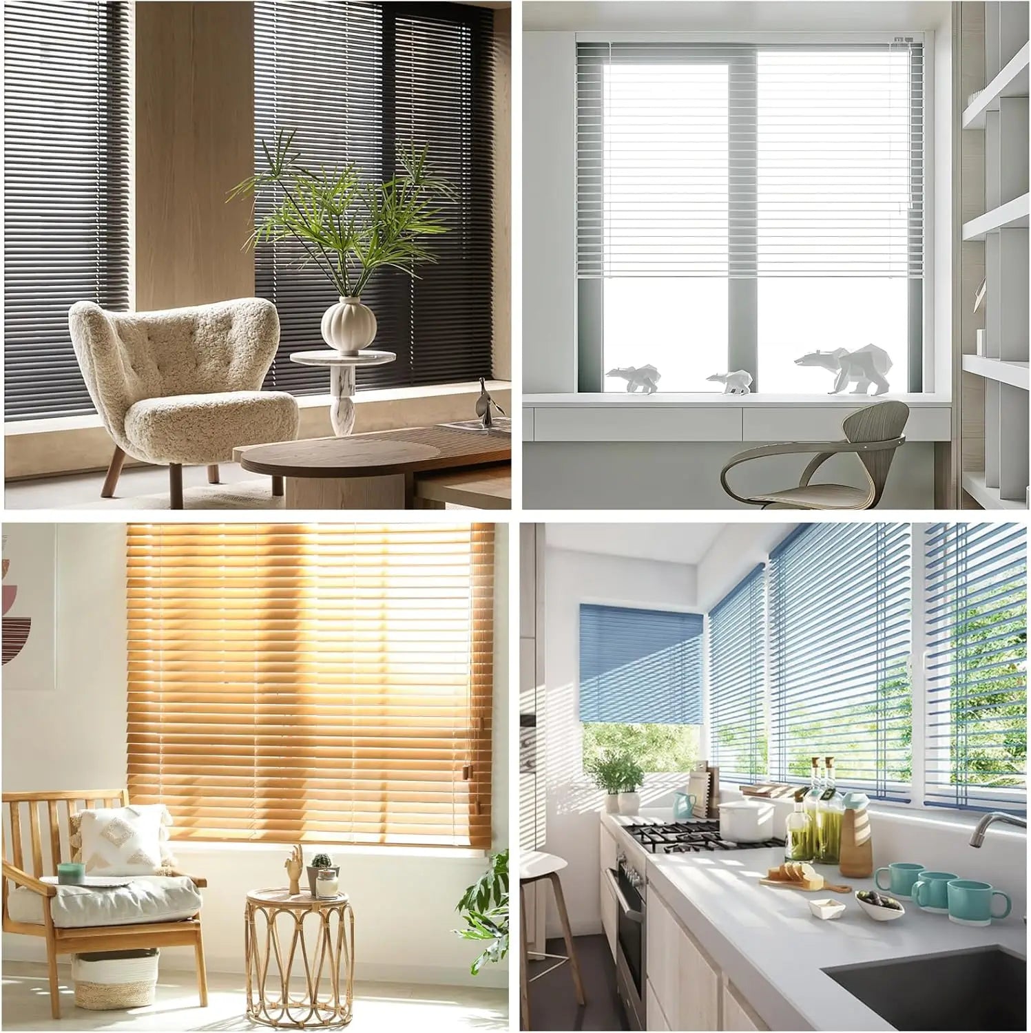 Store venitien aluminium sur mesure style moderne fenetre - vue 6 sur 10