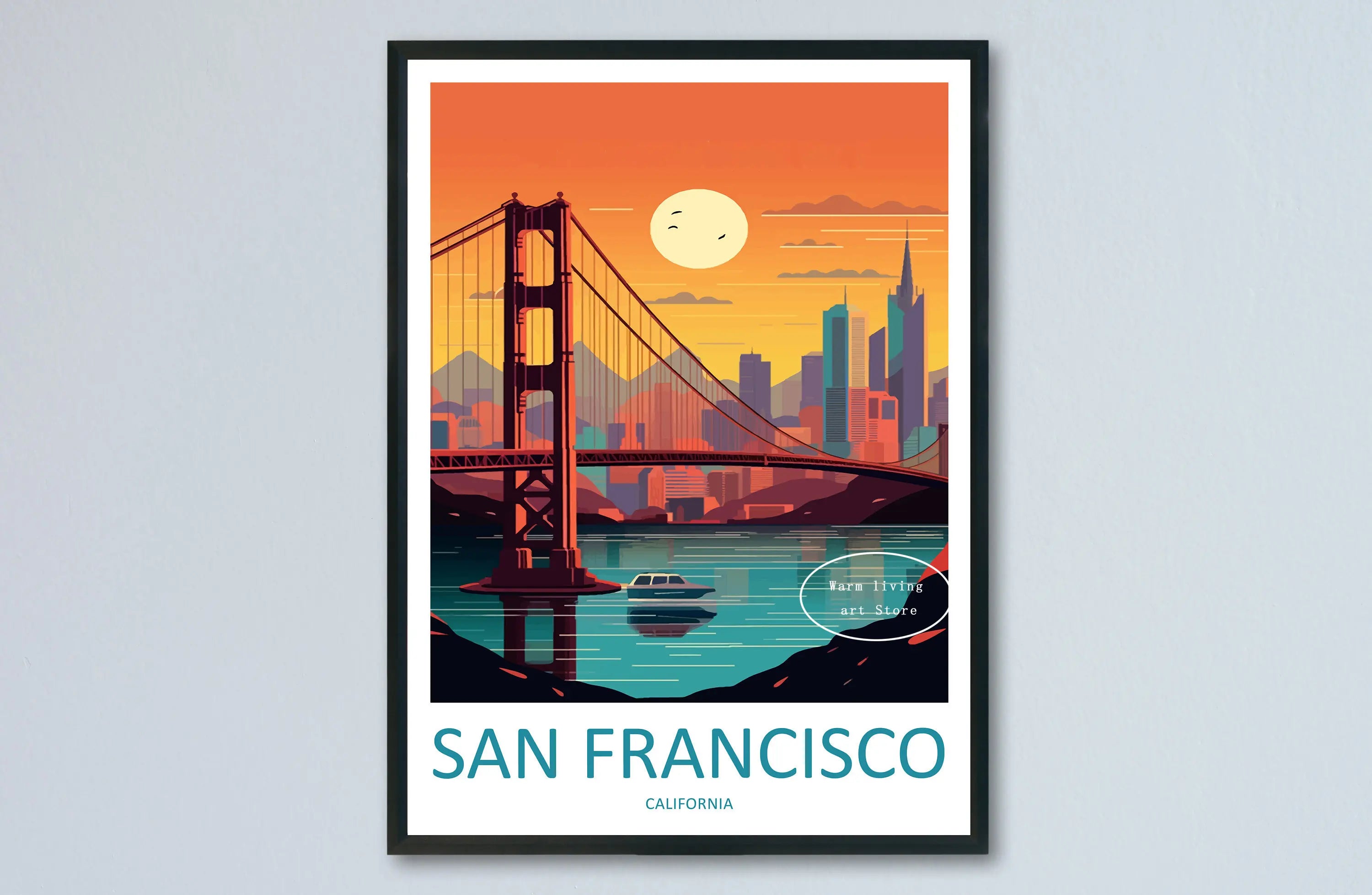 affiche de voyage toile new york rome tokyo venise décoration urbaine