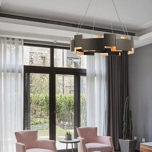 lampe suspendue en métal 	 avec cordon réglable