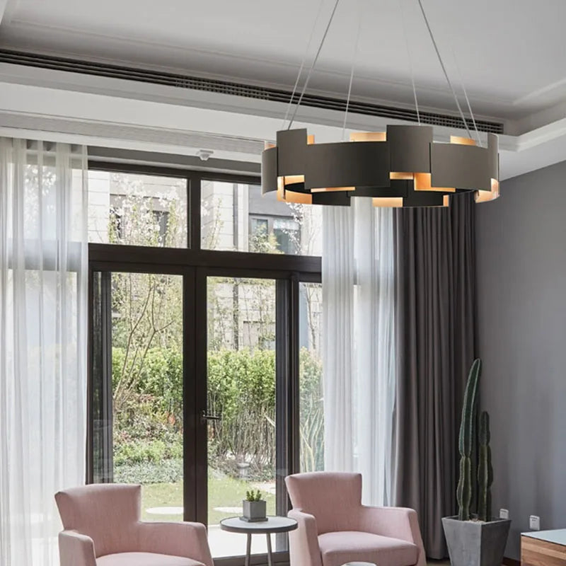 lampe suspendue en métal 	 avec cordon réglable - vue 4 sur 8