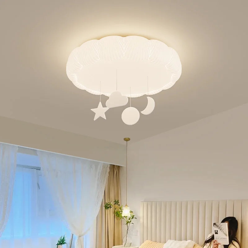 plafonnier led coquille romantique pour garçon ou fille - vue 6 sur 8