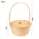 panier de rangement fait main en rotin multifonction pour cuisine ou fleurs