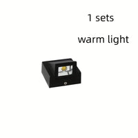 LED Aluminum Waterproof Wall Lamp, Modern Outdoor Wall Washer, 5W Wall Mount Outdoor Security Lighting Fixture