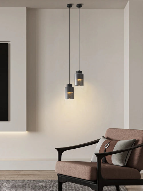 suspension moderne en cuivre pour décoration intérieure élégante - vue 2 sur 8