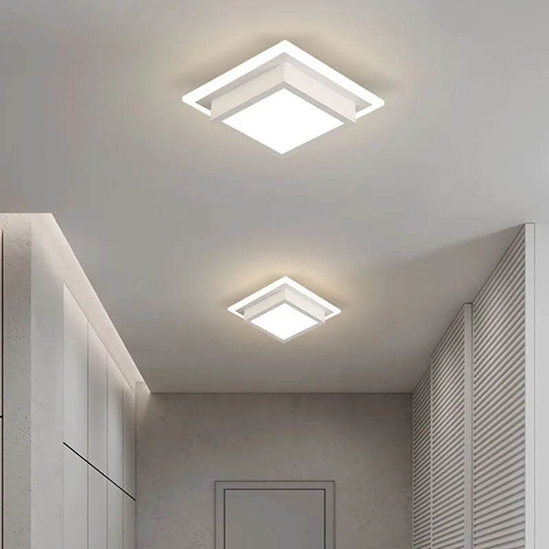 Plafonnier moderne à leds pour intérieur décoration maison - vue 6 sur 12