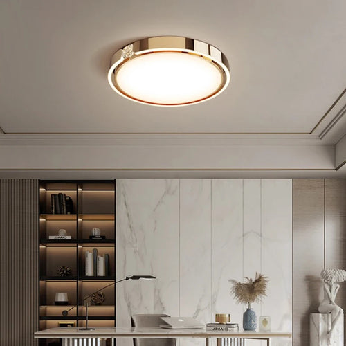 plafonnier moderne à anneau design luxe pour intérieur